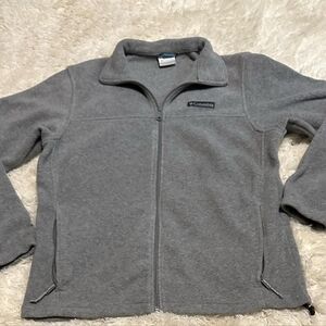 COLUMBIA Women's Gray Fleece Full Zip Jacket Sz. M